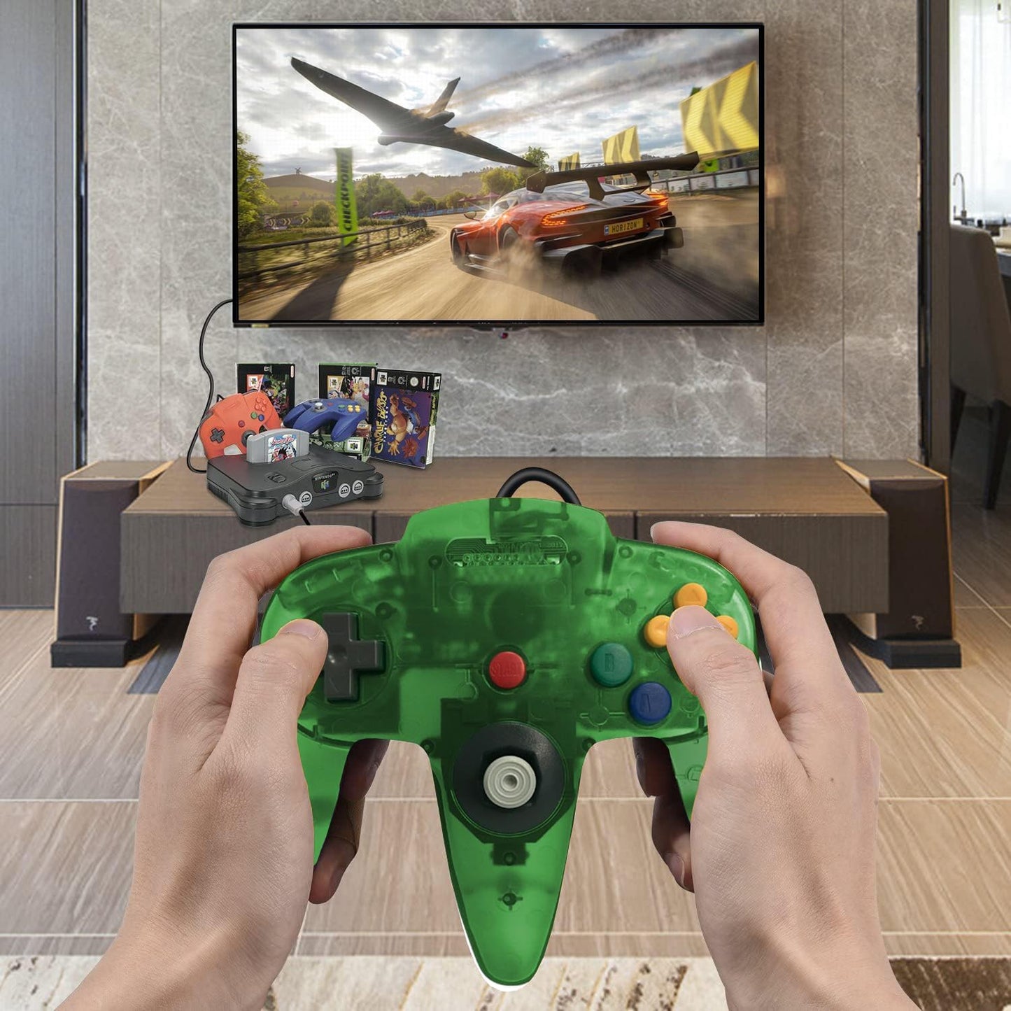 Manette N64 - RetroPad64Duo™ - Vert