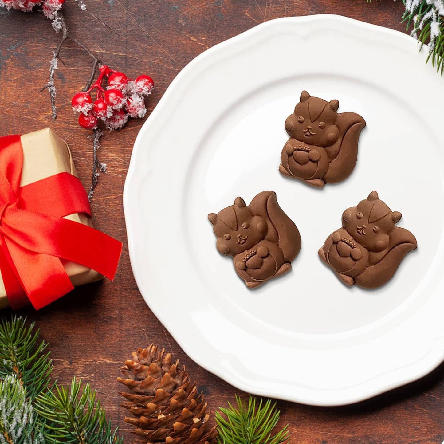 Emporte Pièce - CookieWood™ - Écureuil Simple