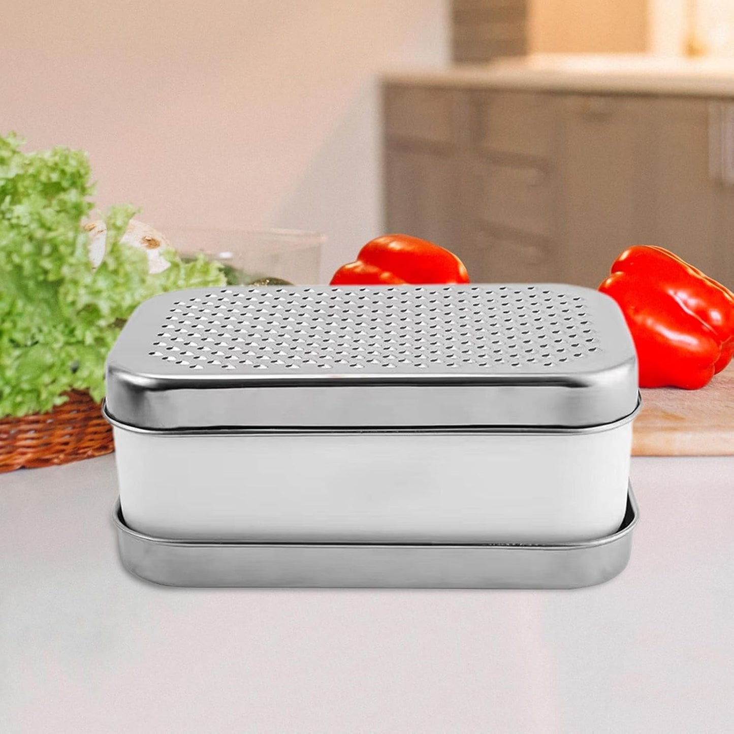 Râpe à Fromage - DualGrater™ - Blanc