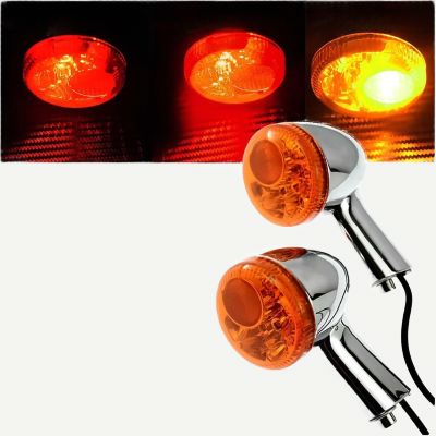 Clignotant Moto Led - RoadBlink™ - Argent Orange