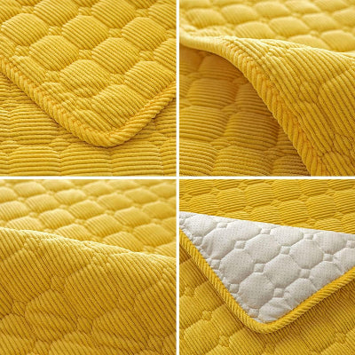 Housse de Canapé - PlushSofa™ - Jaune