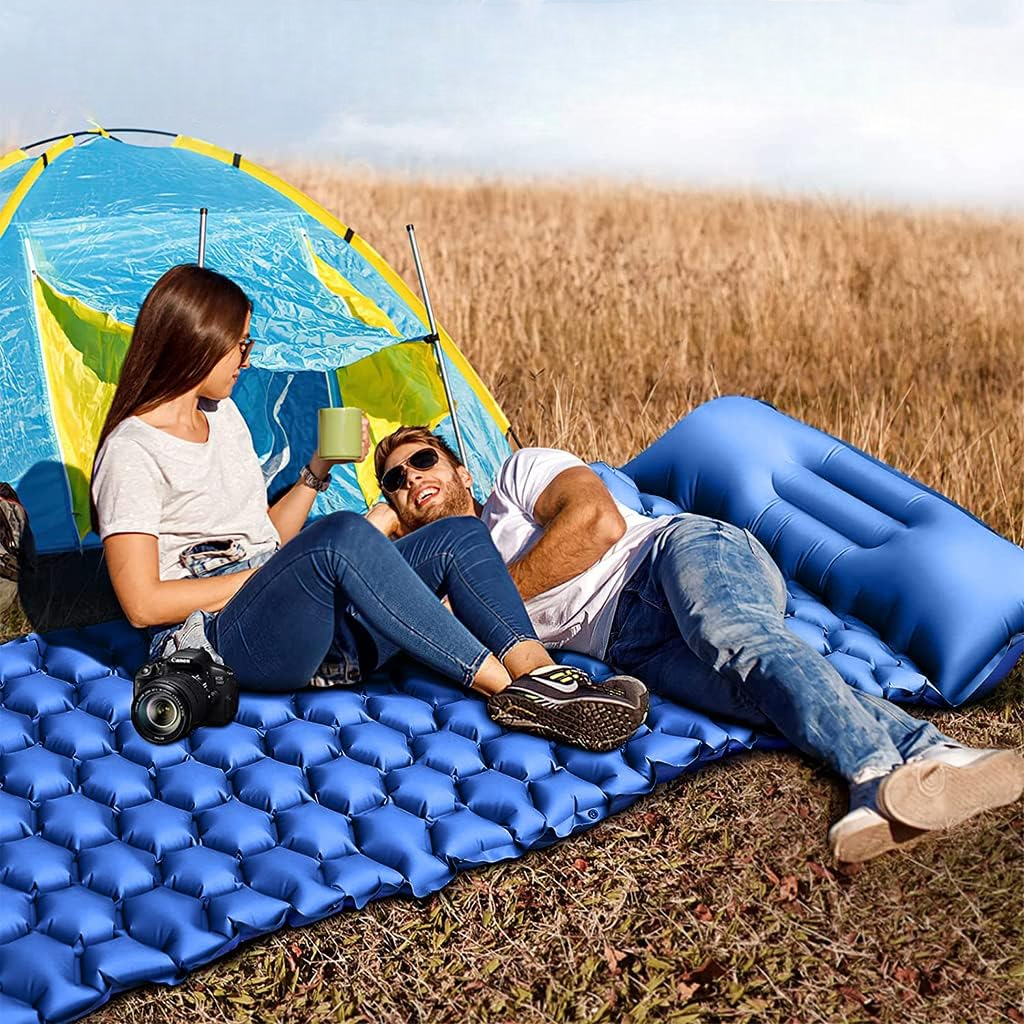 MATELAS CAMPING - HikeComfort™ - Bleu
