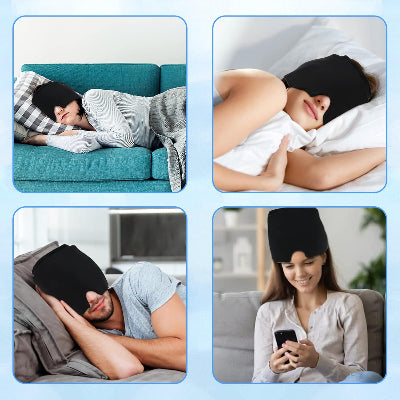 Bonnet Migraine - MigraRelief™ - Noir