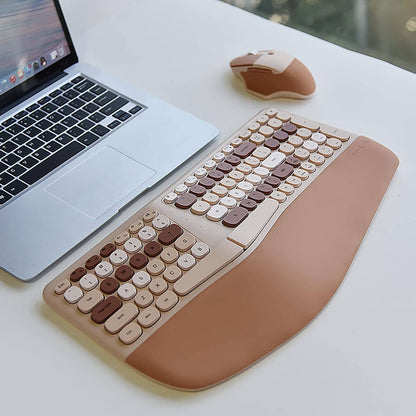 Accessoire Ordinateur - ErgonomicKeyboardMouse™ - Marron