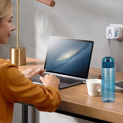 Gourde de Sport - FitBottle™ - Bleu Transparent