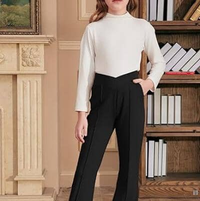 Legging fille - FlareFlex™ - Noir