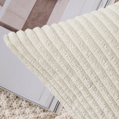 Housse de Coussin - SoftStripe™ - Crème