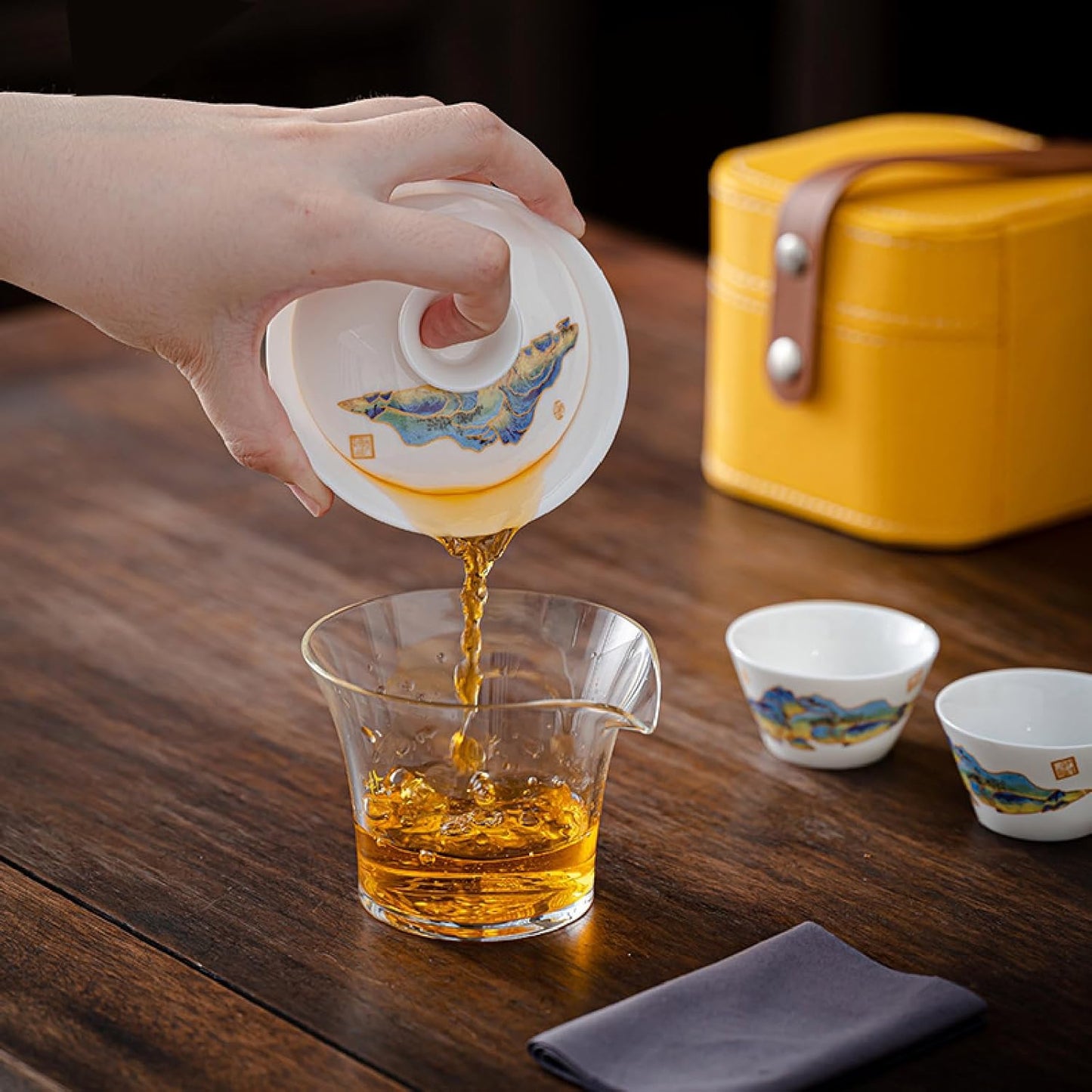 Service à Thé - PorceLuxe™ - Mont Fuji