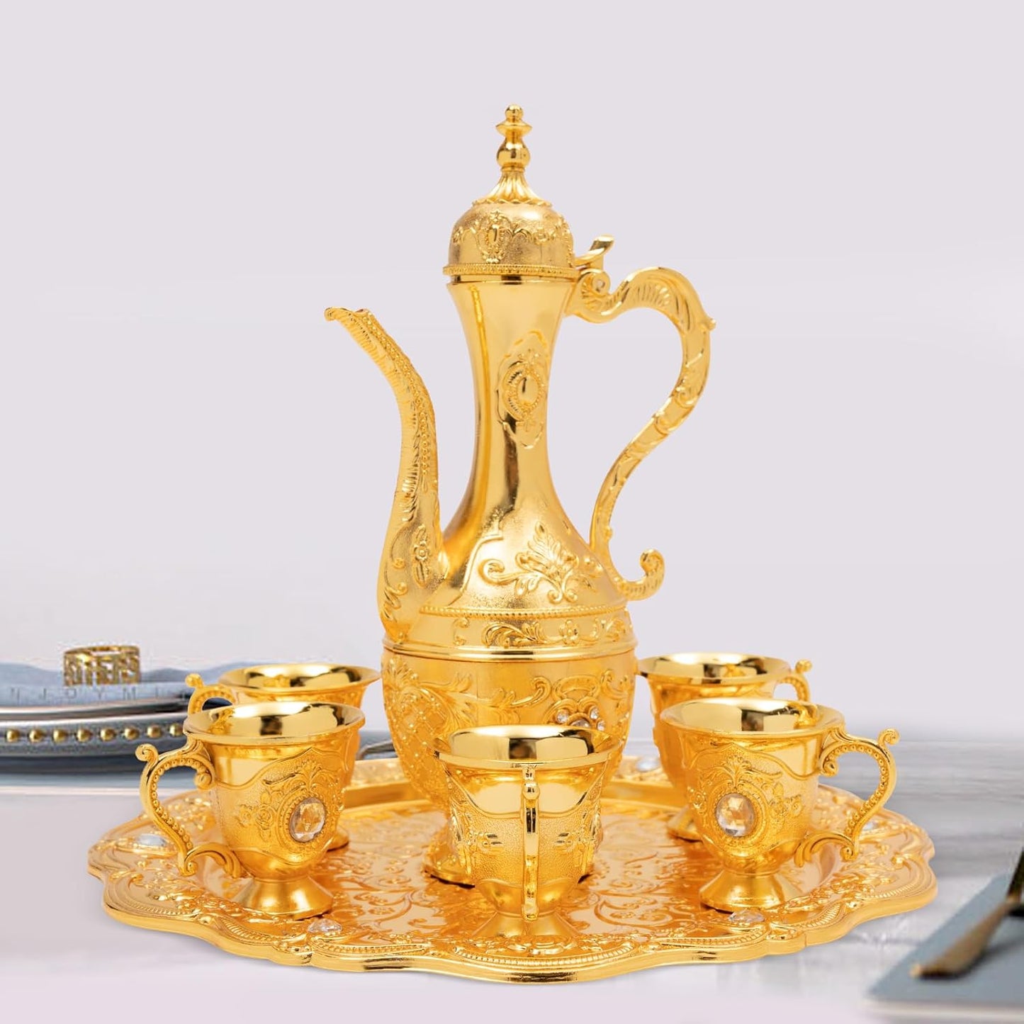 Cafetière Turque - VintageTurkCoffeeSet™ - Doré
