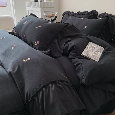 Linge de Lit - RoseDream™ - Noir