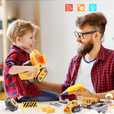 Jouet pour Enfant - TinyBuilder™ - Véhicule d'Ingénierie