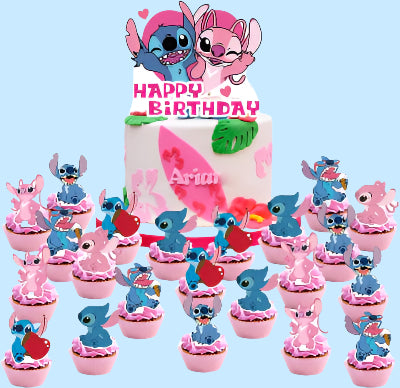 Décoration Anniversaire - StitchPartySet™ - Stitch & Angel