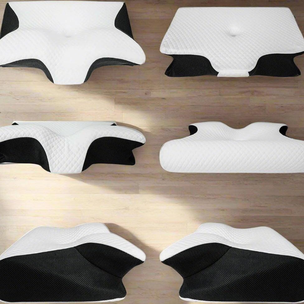 Oreiller Ergonomique Cervical - FoamCervicalPillow™ - Noir