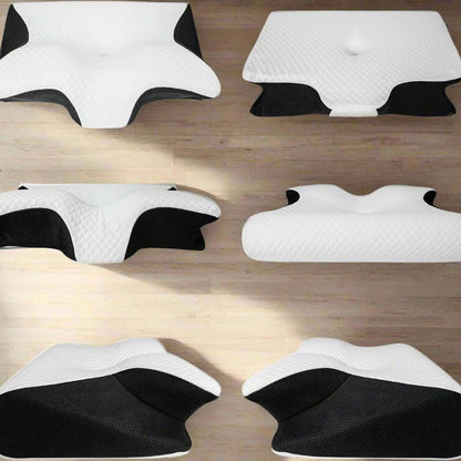 Oreiller Ergonomique Cervical - FoamCervicalPillow™ - Noir