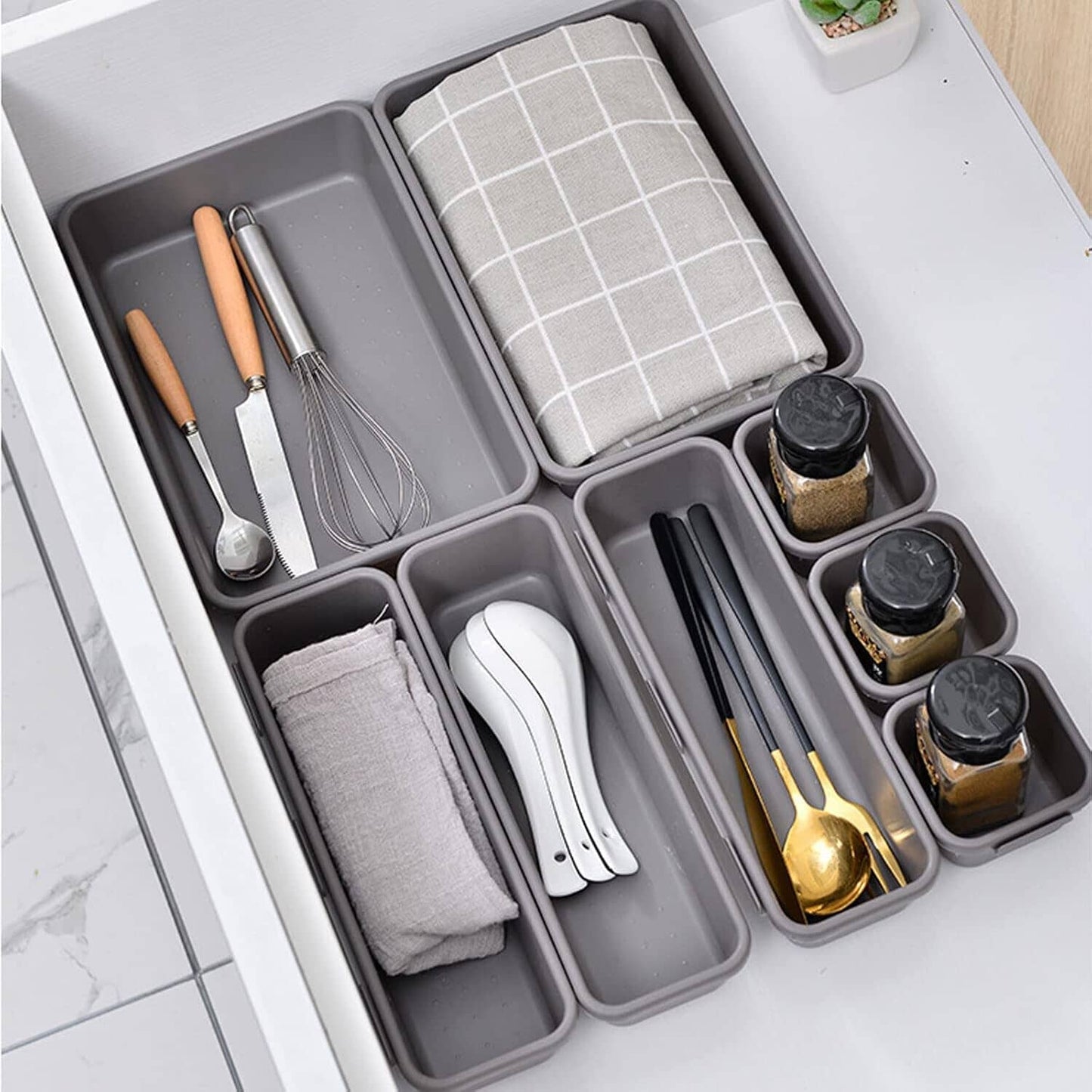 Organisation de Tiroir - DiviTray™ - Gris