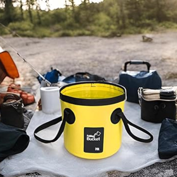 Seau Pliable - BucketGo™ - Jaune