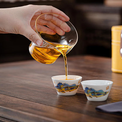 Service à Thé - PorceLuxe™ - Mont Fuji