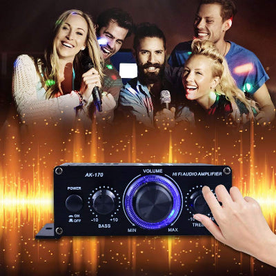 Amplificateur Audio - StereoBoost™ - Noir