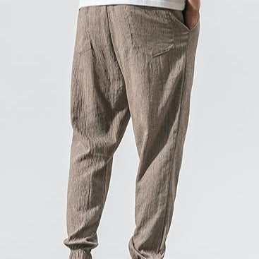 Pantalon en Lin Homme - ModestFlow™ - Gris