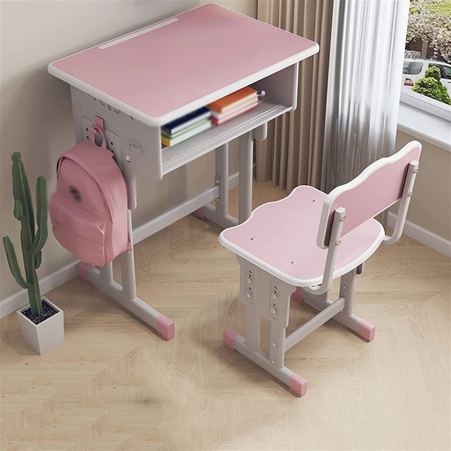 Bureau pour Enfant - GrowStudySet™ - Classique Rose