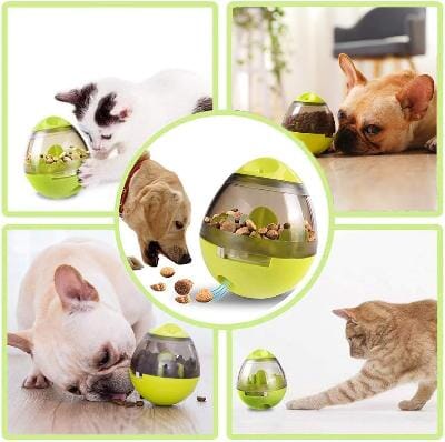 Distributeur de Croquettes pour Chien - FeedMaze™ - Vert
