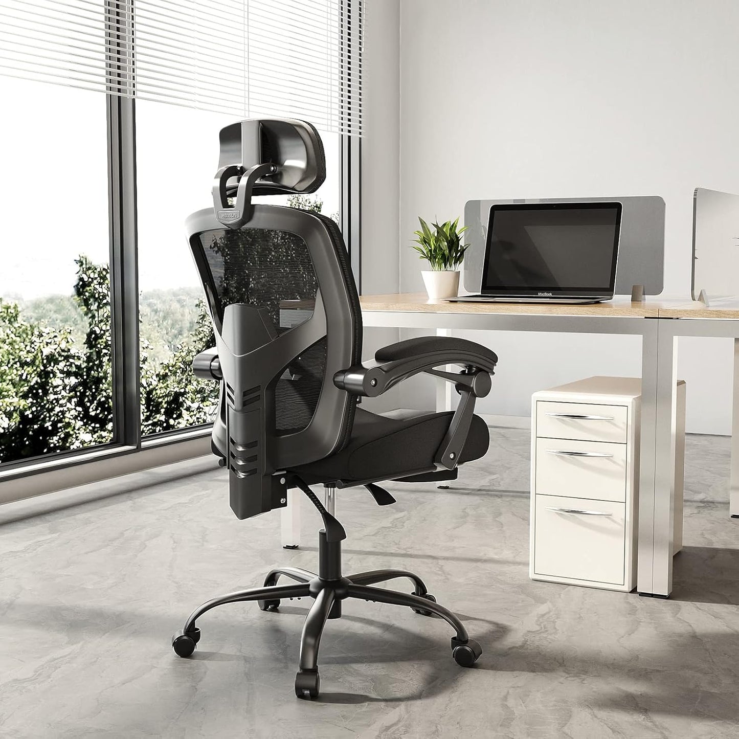 Chaise Ergonomique - ZenPosture™ - Noir