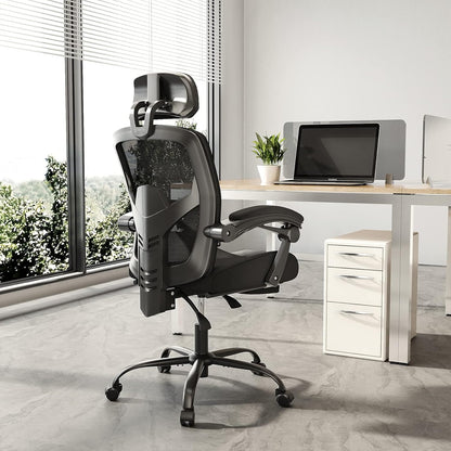 Chaise Ergonomique - ZenPosture™ - Noir