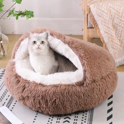 Lit pour Chat - FluffyDream™ - Marron