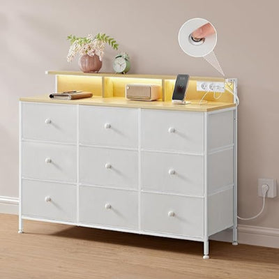 Meuble de Rangement - LumiTiroir™ - Blanc