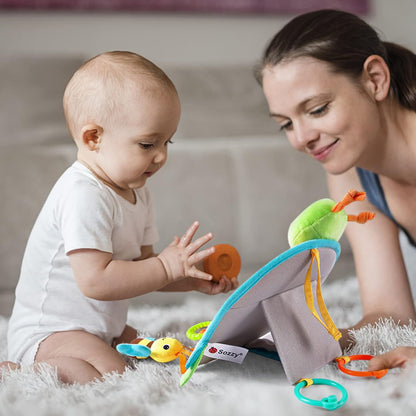Miroir Voiture pour Bebe - SafeViewBabyMirror™ - Chenille