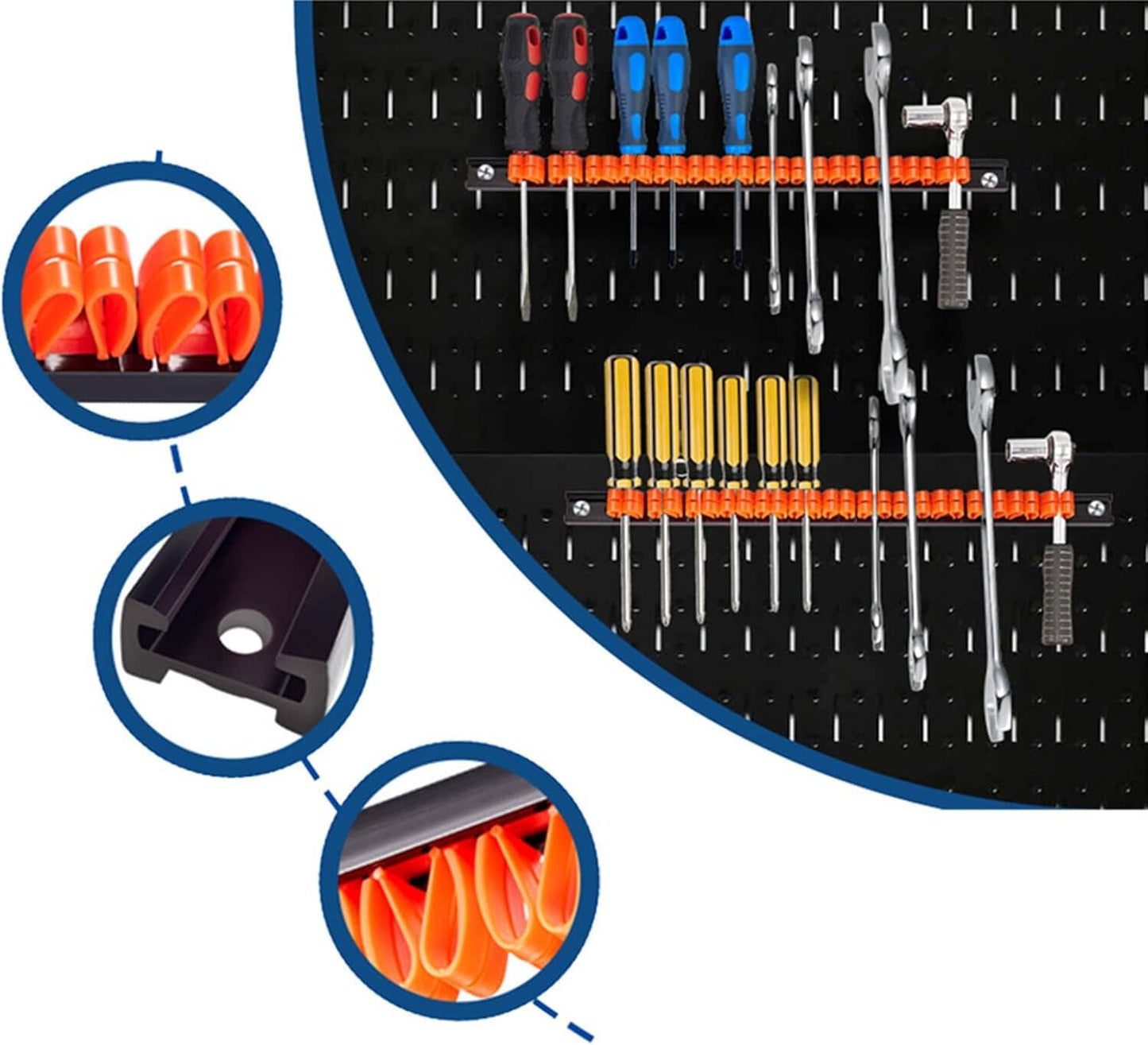 Porte Outils Mural - ToolRack™ - Orange