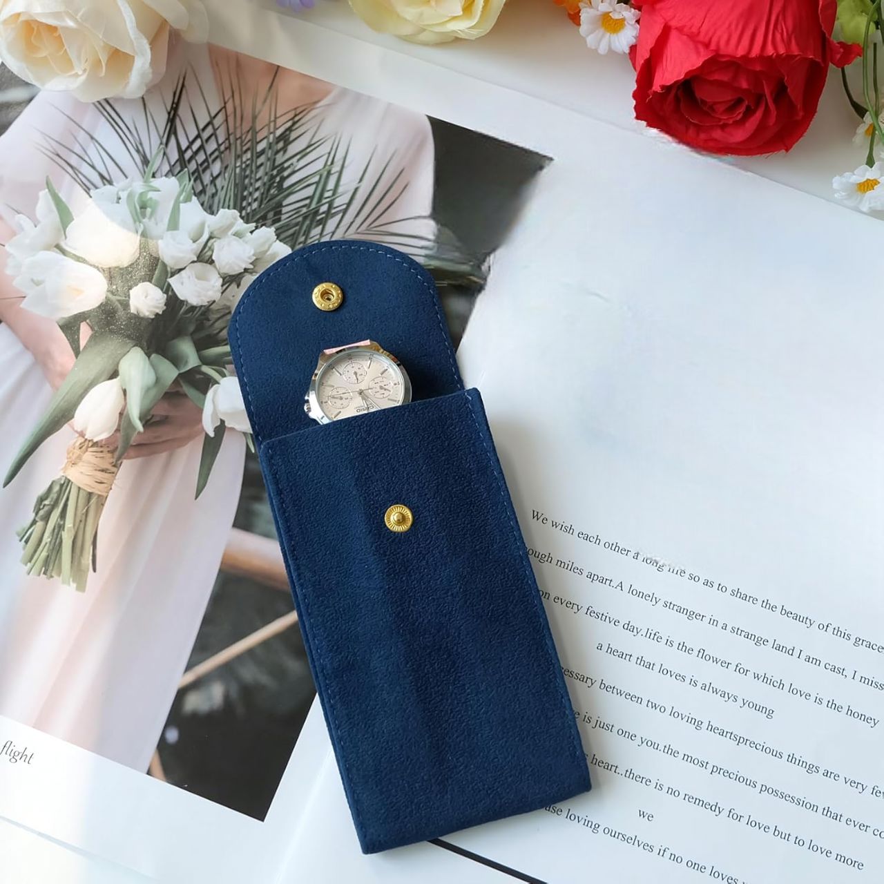 Pochette De Voyage - WatchProtectionPouch™ - Bleu