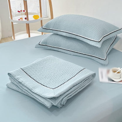 Couette Été - CottonSummerQuilt™ - Bleu
