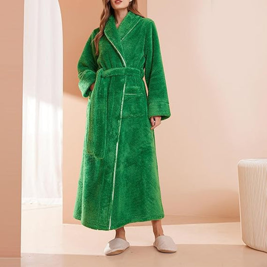 Peignoir De Bain - CozyCottonBathRobe™ - Vert