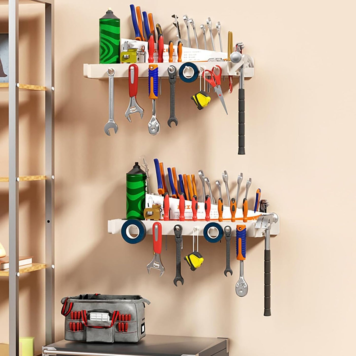 Porte Outils Mural - WorkshopsOrganizer™ - Blanc