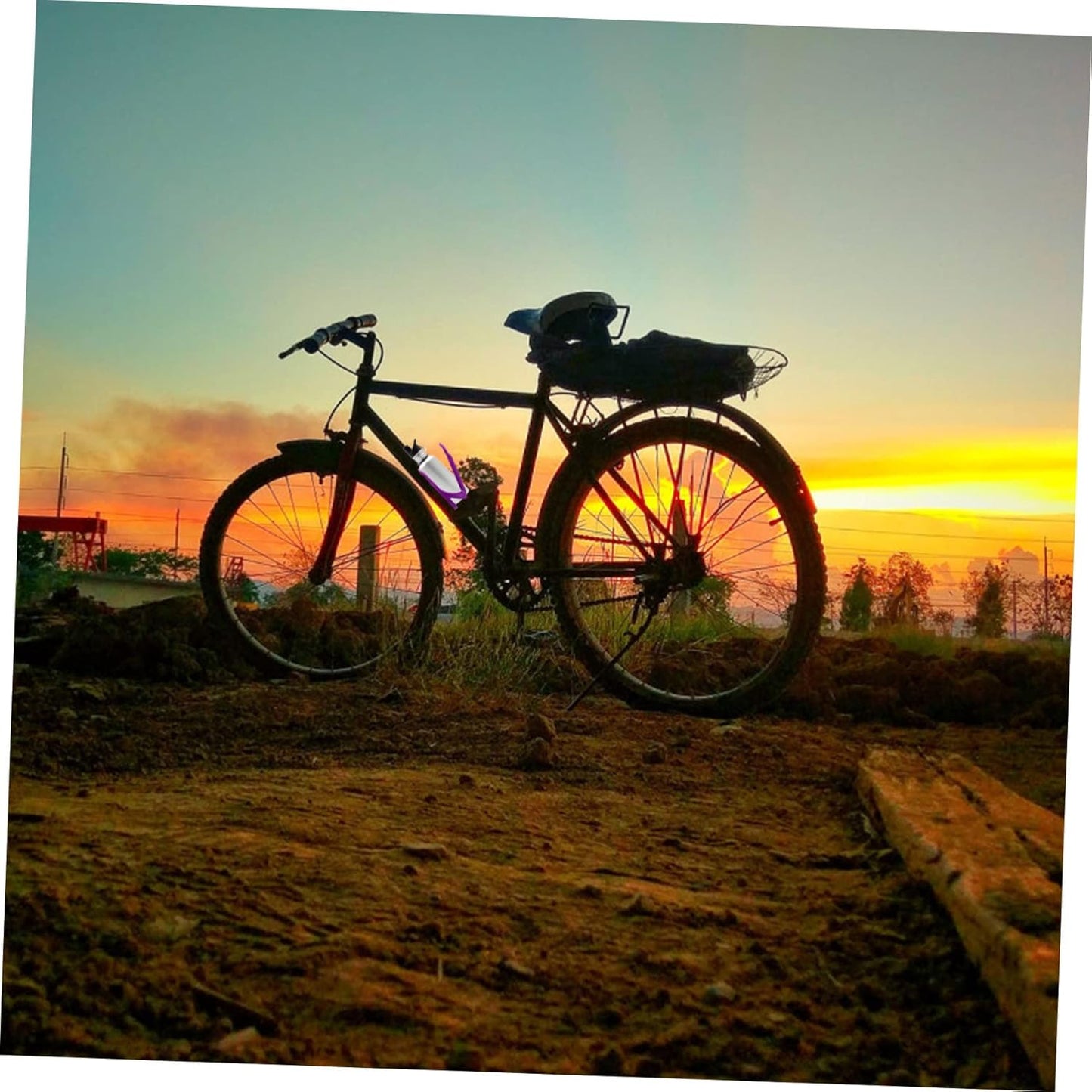 Porte Bidon Velo - BicycleBottleHolder™ - Violet