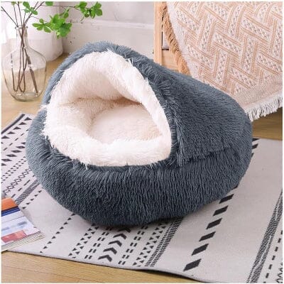 Lit pour Chat - FluffyDream™ - Gris Foncé