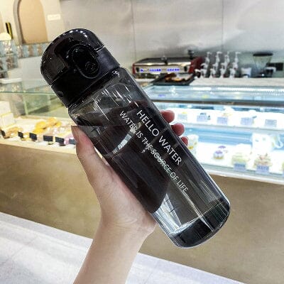 Gourde de Sport - FitBottle™ - Noir Transparent