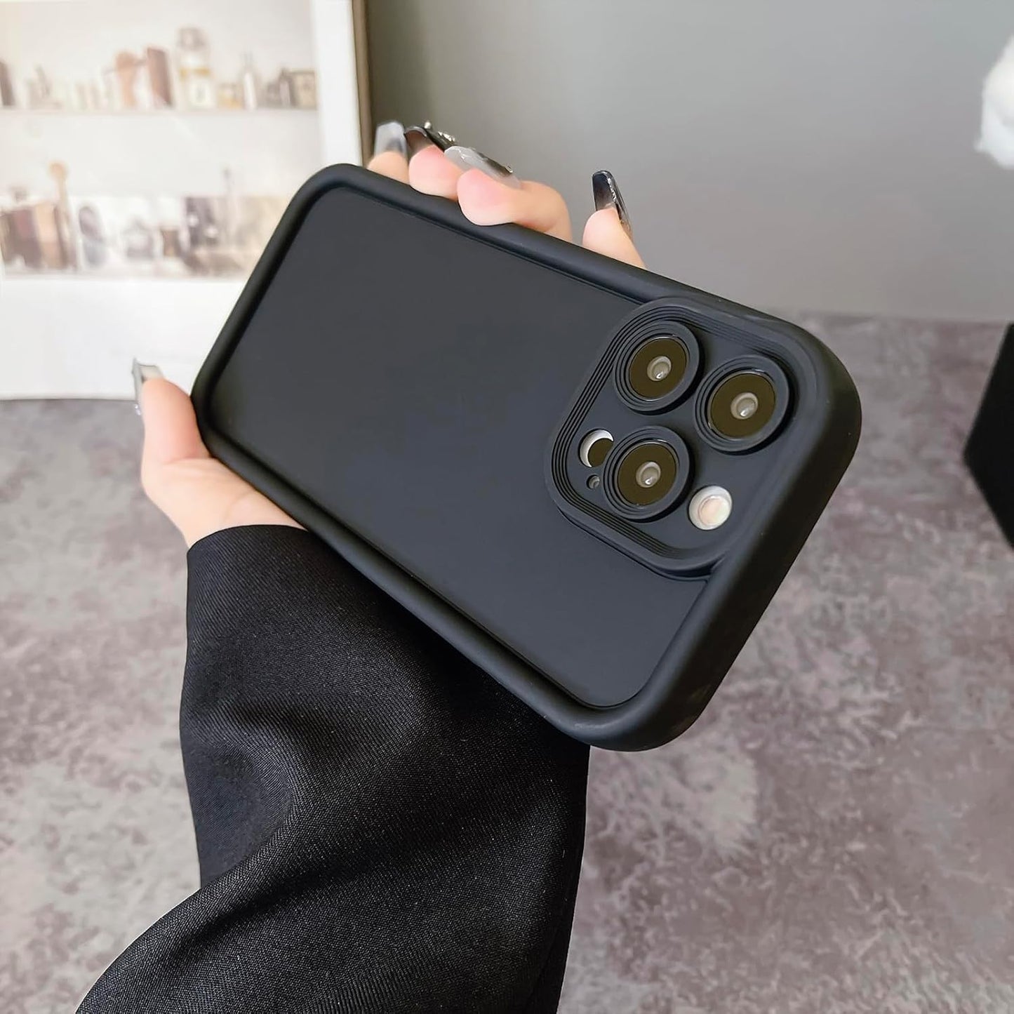 Coque Téléphone - CandySoftPhoneCase™ - Noir