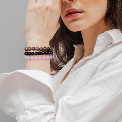 BRACELET PIERRE NATURELLE - CrystalMuse™ - Oeil de Tigre