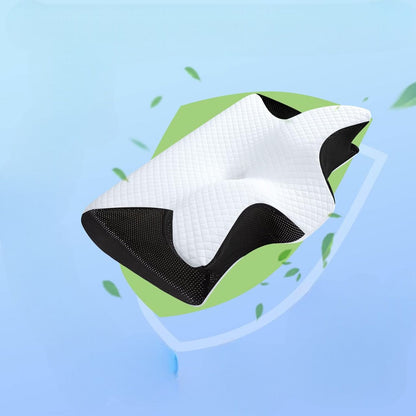 Oreiller Ergonomique Cervical - FoamCervicalPillow™ - Noir