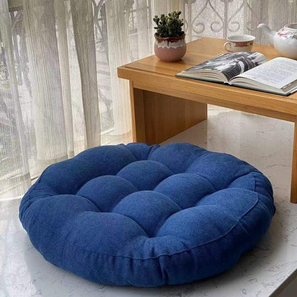 Coussin de Sol - CozyRoundPillow™ - Bleu