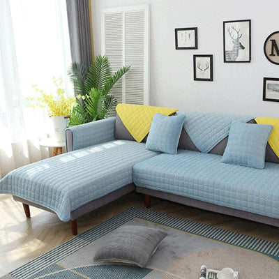 Housse de Canapé - PlushSofa™ - Vert Clair