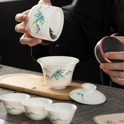 Service à Thé - PorceLuxe™ - Mont Kiso