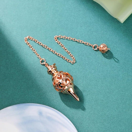 Divination Pendule - PendantforDivination™ - Rose Or