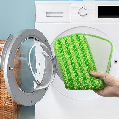 BALAI MICROFIBRE - EcoMopPad™ - Vert