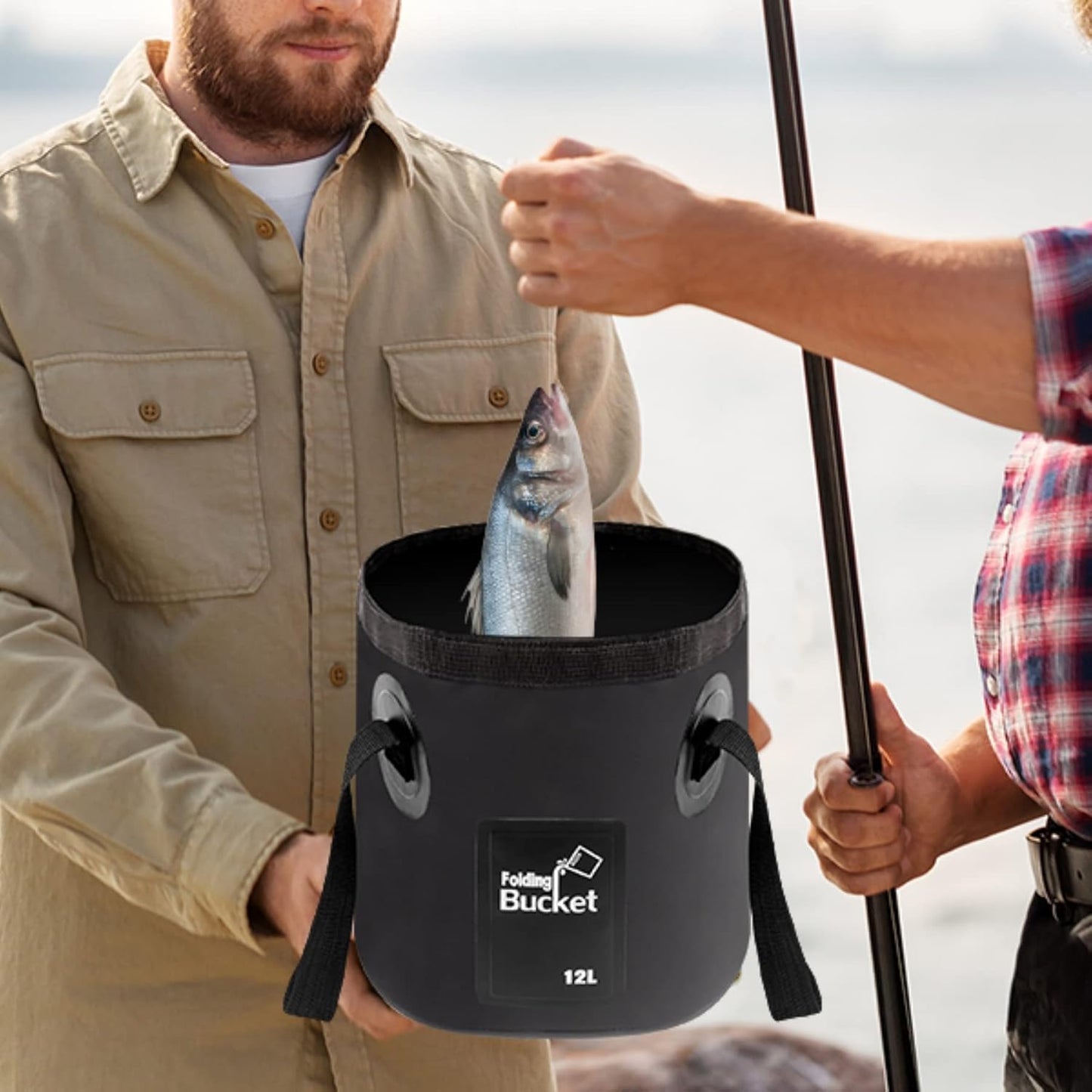 Seau Pliable - BucketGo™ - Noir