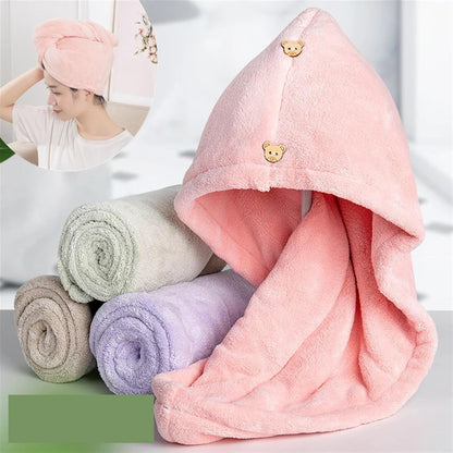 Serviette pour Cheveux - CapilDry™ - Rose