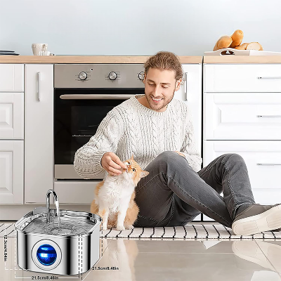 DISRIBUTEUR EAU CHAT - PetFountain™ - Argent