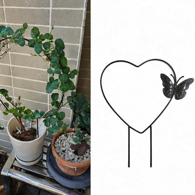 DECORATION JARDIN - NatureTrellis™ - Coeur & Papillon